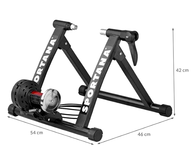 Магнитный тренажер 150 кг для дома складной черный Sportana HM-0564 - Фото 8 Магнитный тренажер 150 кг для дома складной черный Sportana HM-0564 - изображение 8