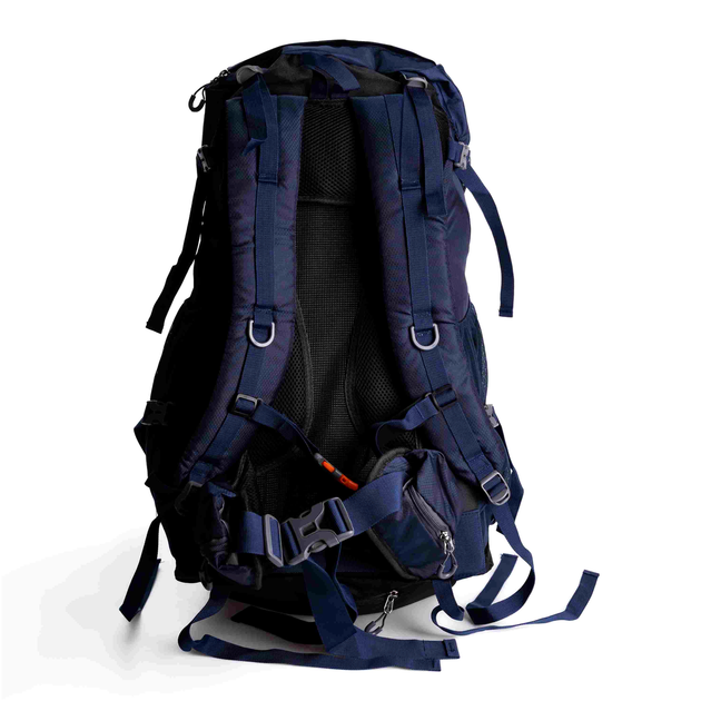Туристический рюкзак 68 л нейлон для походов с креплением MOLLE синий HM-3797 - изображение 3