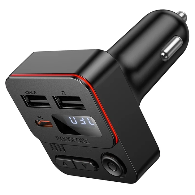 FM-модуль Borofone BC60 35W Bluetooth 5.4 черный - изображение 3