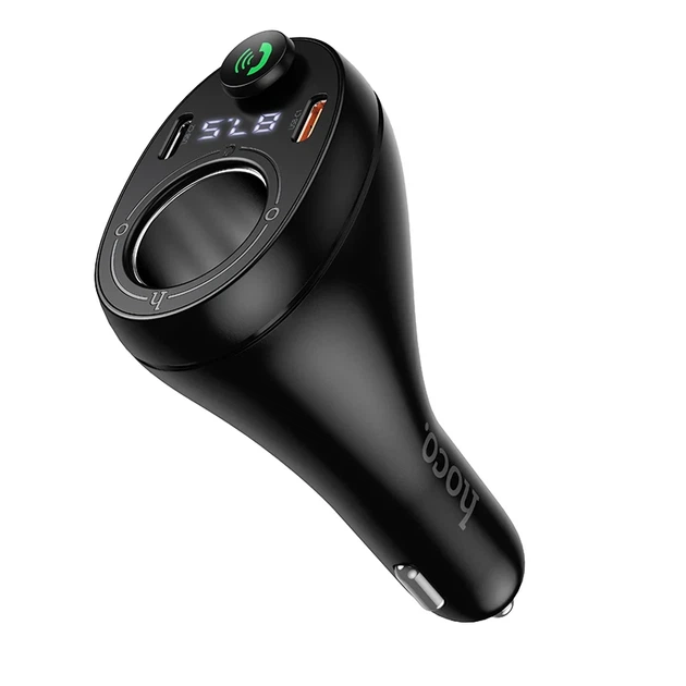 FM-трансмиттер HOCO E88 35W 2xUSB Type-C Черный - изображение 3