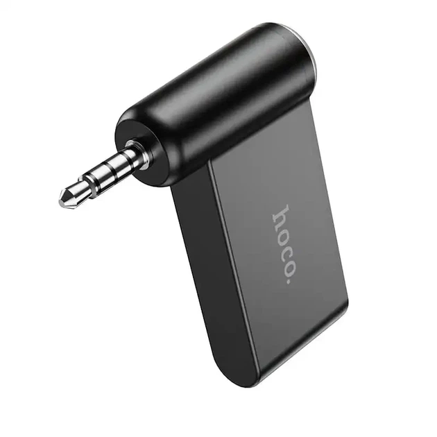 Bluetooth-ресивер HOCO E58 Magic 3,5 мм Bluetooth 5.0 черный 51х46х13 мм - изображение 4