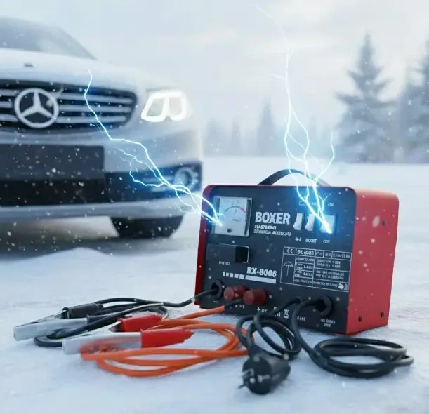 Автомобильное зарядное устройство BX-8006 CB-30 12/24 В 18 А для аккумулятора 20–120 Ач, автоматическая зарядка АКБ с электронным дисплеем, регулировкой тока и защитой от перегрузки - изображение 2