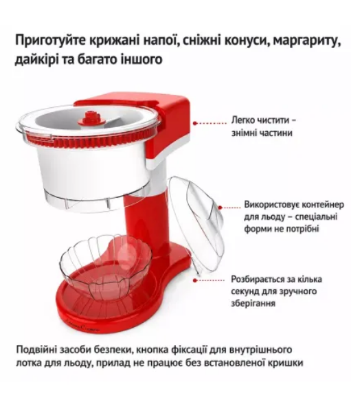 Устройство для приготовления снежных конусов и колотого льда (33694) - изображение 6