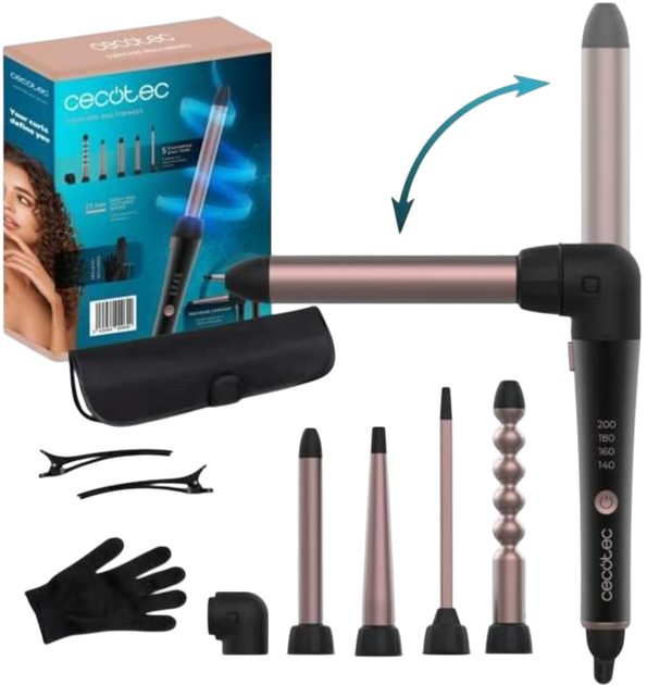 Плойка Cecotec SurfCare MultiWaves - Фото 1 Плойка Cecotec SurfCare MultiWaves - зображення 1