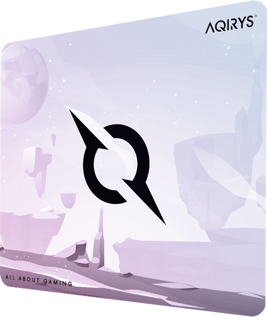 Ігрова поверхня AQIRYS GRAVITY MD White  450 × 400 × 4 мм - зображення 2