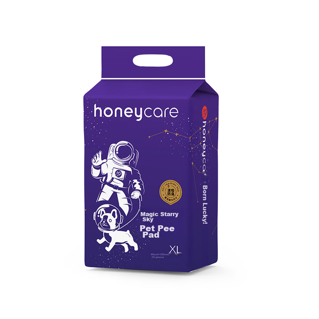 Пеленки HONEYCARE для собак впитывающие XL 90×120см - Фото 4 Пеленки HONEYCARE для собак впитывающие XL 90×120см - изображение 4