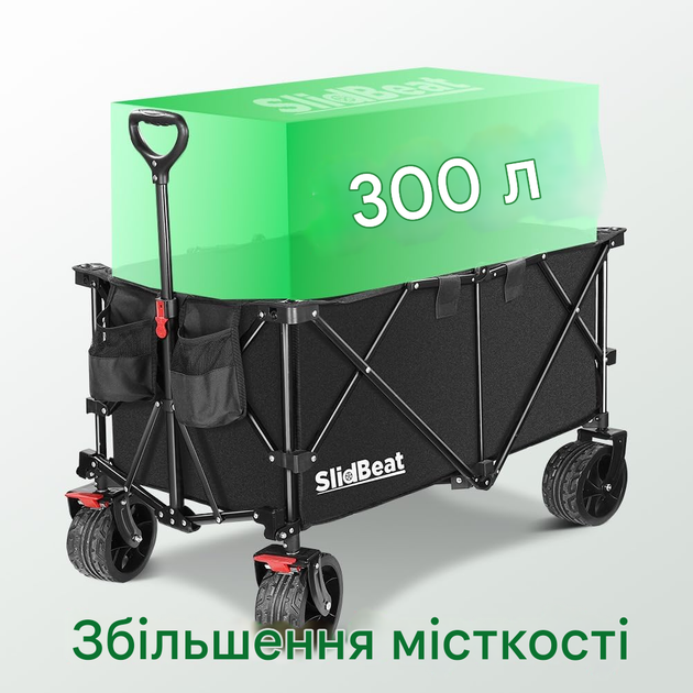 Складаний візок-вогон SLIDBEAT об'ємом 300 л, - Б/У - Фото 5 Складаний візок-вогон SLIDBEAT об'ємом 300 л, - Б/У - изображение 5