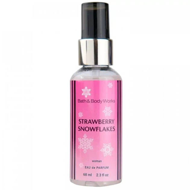 Жіноча парфумована вода No Brand версія Bath & Body Works Strawberry Snowflakes 68 мл - Фото 1 Жіноча парфумована вода No Brand версія Bath & Body Works Strawberry Snowflakes 68 мл - зображення 1