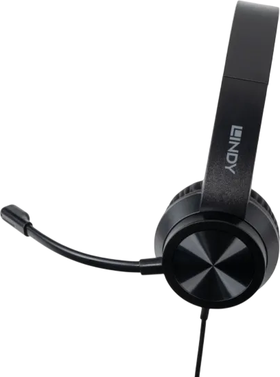 Słuchawki Lindy 20439 USB-C Black (4002888204392) - Zdjęcie 3 Słuchawki Lindy 20439 USB-C Black (4002888204392) - obraz 3