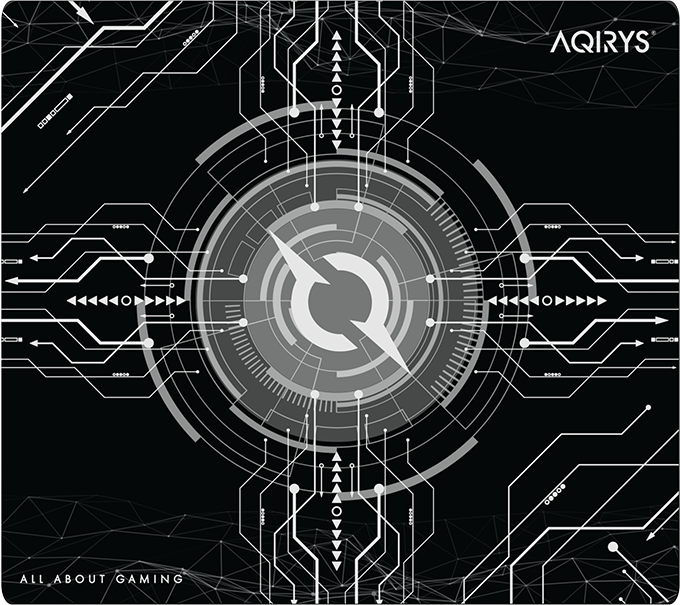 Ігрова поверхня AQIRYS GRUIS Medium 450 × 400 × 4 мм Black - зображення 3