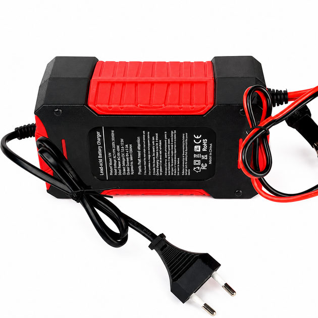 Зарядное устройство 12V для автомобильных аккумуляторов интеллектуальная зарядка для авто и мото - изображение 4