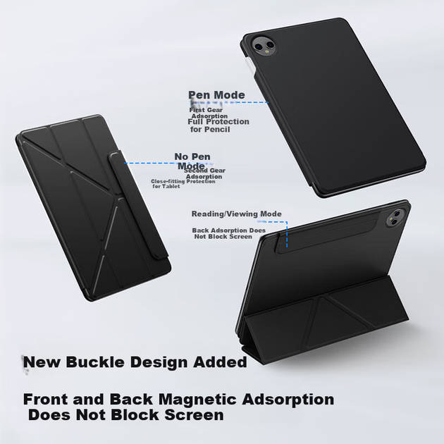 Чохол для планшета Huawei MatePad Pro 12.2 2025/2024 SmartDevil Black - Фото 8 Чохол для планшета Huawei MatePad Pro 12.2 2025/2024 SmartDevil Black - зображення 8
