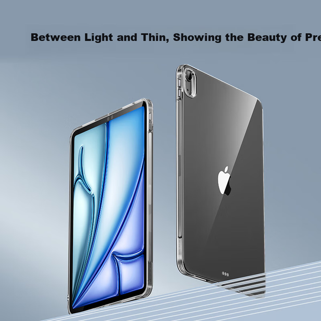 Чехол ESR для iPad Air 11 дюймов 4-8 поколения из TPU прозрачный ударопрочный, белый - Фото 10 Чехол ESR для iPad Air 11 дюймов 4-8 поколения из TPU прозрачный ударопрочный, белый - изображение 10