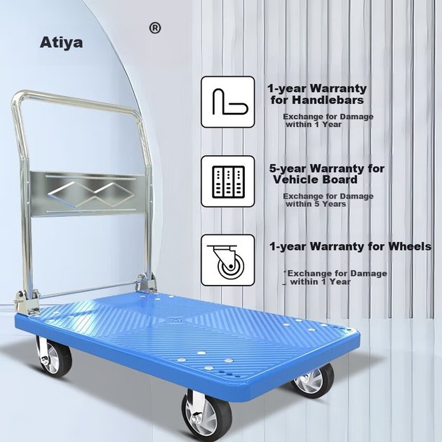 Складаний візок Adiya, 90x60 см, чотири сталеві труби, місткість 900 джін, складний візок, синій - изображение 9