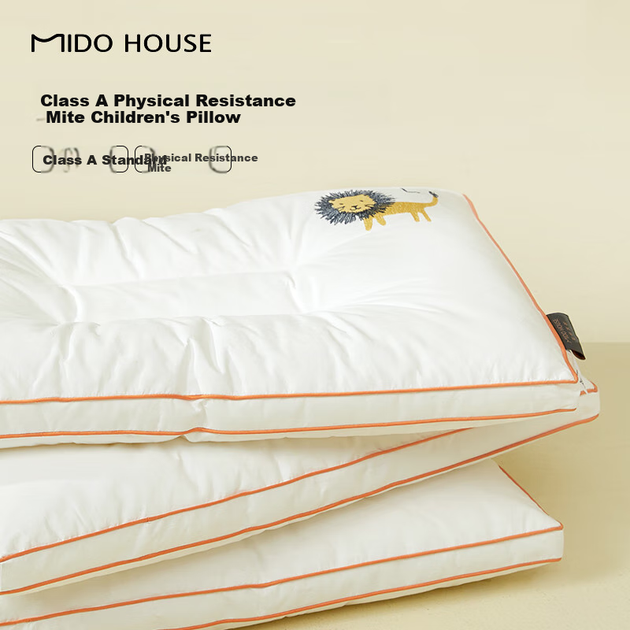 Дитяча подушка MIDO HOUSE для віку 6-12 років, клас А для віку 3-6 років, маленька подушка для учнів, низька подушка, Дудусян, 40*60*3 см - Фото 4 Дитяча подушка MIDO HOUSE для віку 6-12 років, клас А для віку 3-6 років, маленька подушка для учнів, низька подушка, Дудусян, 40*60*3 см - зображення 4