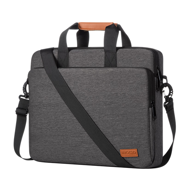 Сумка WOMT для ноутбука 15.6 и 16 дюймов деловая вместительная, для MacBook, Huawei, Lenovo Legion, ASUS, Dell и HP - изображение 5