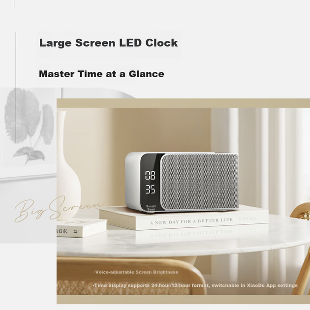 Портативная колонка Xiaodu Smart Speaker Mate Grey - изображение 4