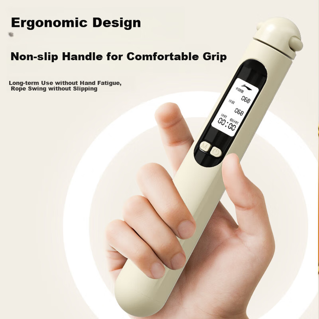 Лічильник скакалок Li-Ning для дітей, учнів початкової та середньої школи, вступних іспитів до середньої школи, змагань, тренувань, схуднення для дорослих, фітнесу, професійних скакалок - изображение 10