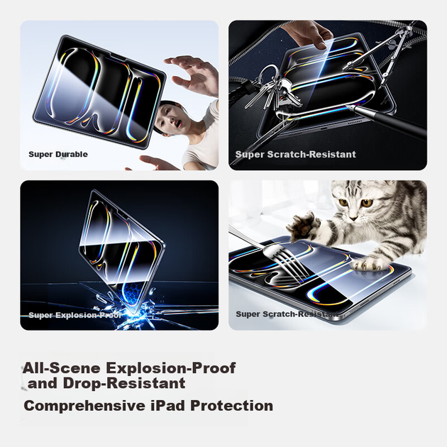 Защитное стекло Shanmo для iPad 11/10 поколения 11 дюймов, полное покрытие, ультратонкое - изображение 8