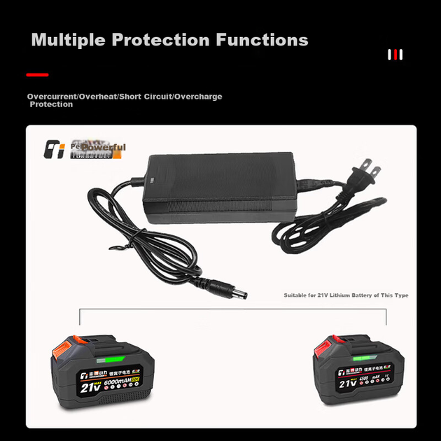Зарядное устройство TURBOVOLT CD21-2 21 В для литиевых аккумуляторов Makita - изображение 8