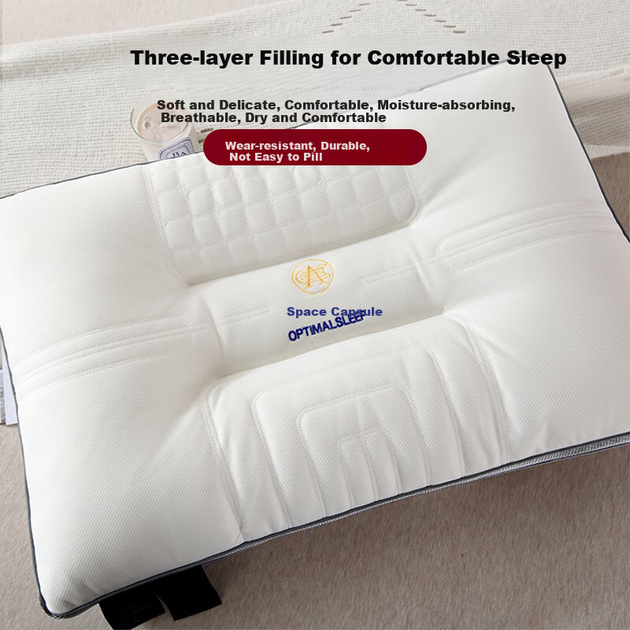 Подушка Hodo ортопедична для шиї з масажним ефектом, 48x74 см - зображення 4