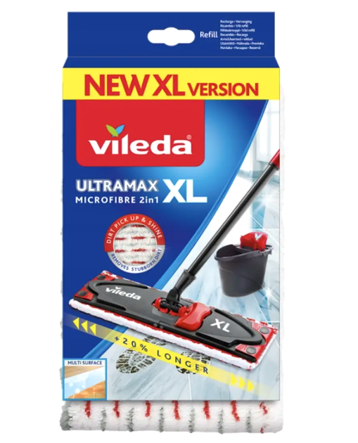 Насадка для швабры микрофибра для пола 42х14 см Vileda LS-2425 - изображение 2
