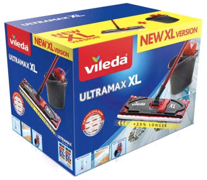 Насадка для швабры микрофибра для пола 42х14 см Vileda LS-2425 - изображение 9