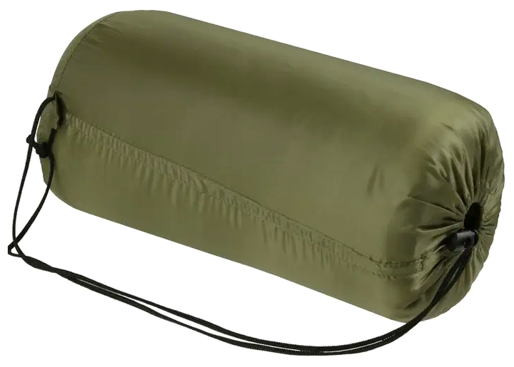 Одеяло флисовое 200х150 см 350 г м2 для кемпинга зелёное Mil-Tec LS-1583 - изображение 2
