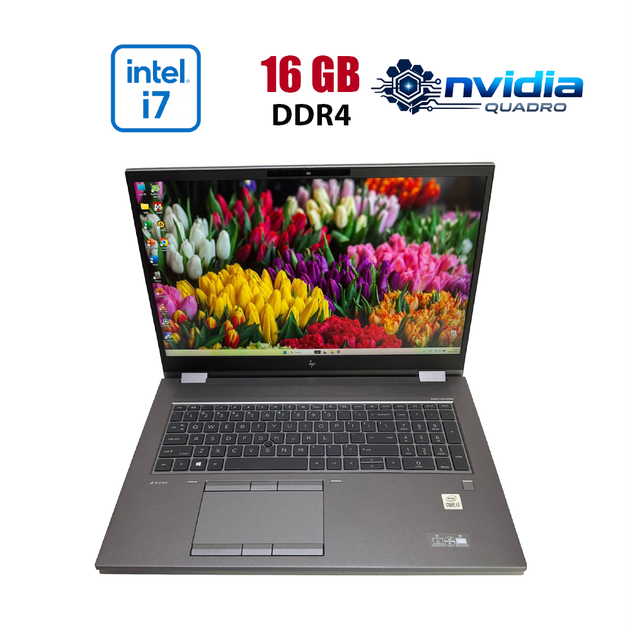 Мобільна робоча станція Hp ZBook Fury 17 G7 / 17.3" (1920x1080) IPS / Intel Core i7-10750H (6 (12) ядер по 2.6 - 5.0 GHz) / 16 GB DDR4 / 512 GB SSD / nVidia Quadro T2000 Max-Q, 4 GB GDDR6, 128-bit / WebCam б/в - Фото 1 Мобільна робоча станція Hp ZBook Fury 17 G7 / 17.3" (1920x1080) IPS / Intel Core i7-10750H (6 (12) ядер по 2.6 - 5.0 GHz) / 16 GB DDR4 / 512 GB SSD / nVidia Quadro T2000 Max-Q, 4 GB GDDR6, 128-bit / WebCam б/в - зображення 1