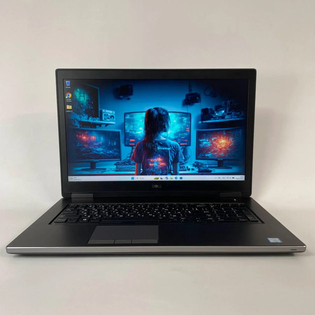 Мобільна робоча станція Dell Precision 7740 / 17.3" (1600x900) TN / Intel Core i5-9400H (4 (8) ядра по 2.5 - 4.3 GHz) / 32 GB DDR4 / 512 GB SSD / nVidia Quadro RTX 3000, 6 GB GDDR6, 192-bit / HDMI б/в + Подарунок Бездротова миша / USB - Фото 2 Мобільна робоча станція Dell Precision 7740 / 17.3" (1600x900) TN / Intel Core i5-9400H (4 (8) ядра по 2.5 - 4.3 GHz) / 32 GB DDR4 / 512 GB SSD / nVidia Quadro RTX 3000, 6 GB GDDR6, 192-bit / HDMI б/в + Подарунок Бездротова миша / USB - зображення 2