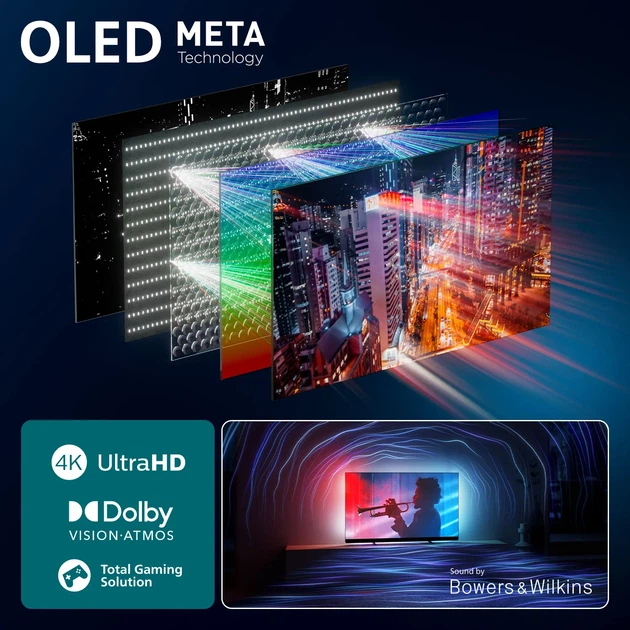 Телевізор Philips 77OLED910/12 - изображение 7