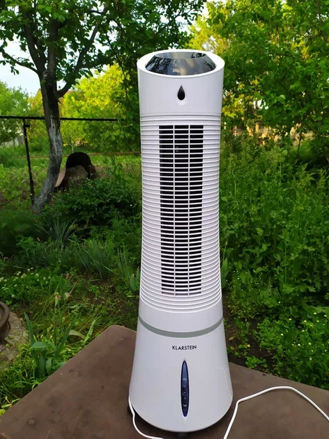 Мобильный Кондиционер Klarstein Ice Smart 210м3 Портативный Охладитель 4в1: Вентилятор Увлажнитель Очиститель воздуха - Фото 1 Мобильный Кондиционер Klarstein Ice Smart 210м3 Портативный Охладитель 4в1: Вентилятор Увлажнитель Очиститель воздуха - изображение 1