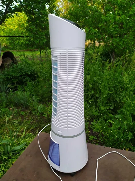 Мобильный Кондиционер Klarstein Ice Smart 210м3 Портативный Охладитель 4в1: Вентилятор Увлажнитель Очиститель воздуха - Фото 4 Мобильный Кондиционер Klarstein Ice Smart 210м3 Портативный Охладитель 4в1: Вентилятор Увлажнитель Очиститель воздуха - изображение 4