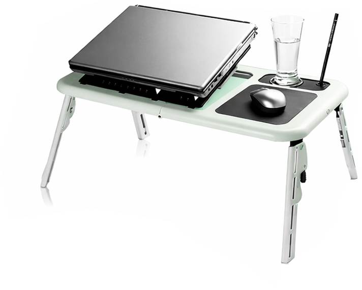Підставка під ноутбук з охл. сист. E-TABLE - Фото 1 Підставка під ноутбук з охл. сист. E-TABLE - зображення 1