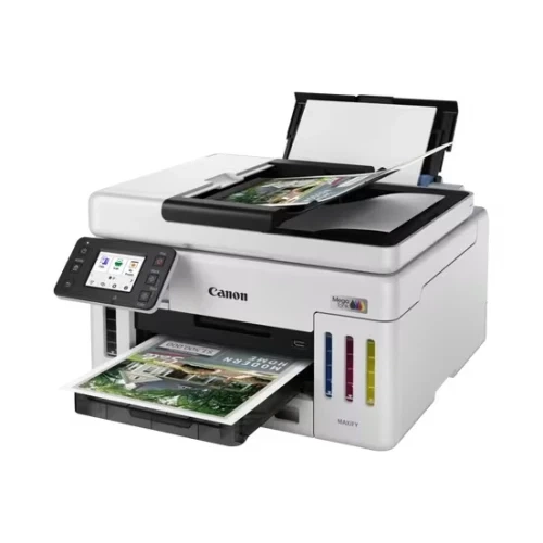 МФУ струйное цветное A4 Canon GX6140, White/Black (6882C009) - Фото 4 МФУ струйное цветное A4 Canon GX6140, White/Black (6882C009) - изображение 4