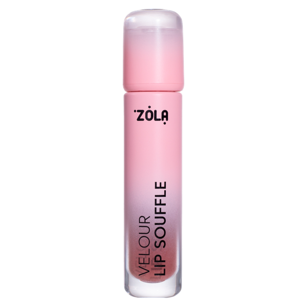 Бархатная матовая помада velour lip Souffle Zola 05 Cozy pink - Фото 2 Бархатная матовая помада velour lip Souffle Zola 05 Cozy pink - изображение 2