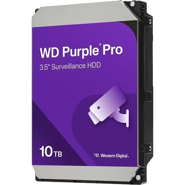 Жорсткий диск внутрішній Western Digital WD102PURP 10Тб - Фото 1 Жорсткий диск внутрішній Western Digital WD102PURP 10Тб - зображення 1