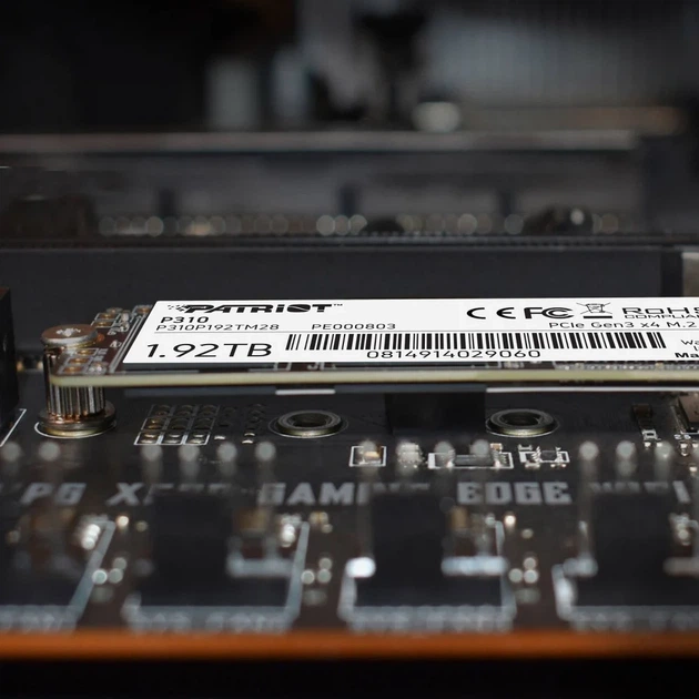 Накопитель SSD M.2 Patriot P310 1920GB NVMe PCIe 3.0x4 80x22x3,8 мм 3D NAND TLC - изображение 8