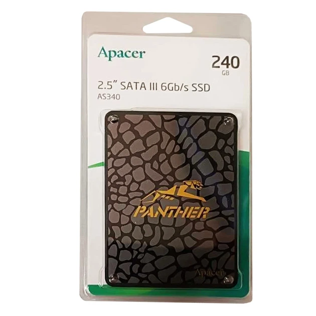 Накопитель SSD Apacer AS340 240GB SATA III 2.5" 7mm TLC 550/500 МБ/с - изображение 2