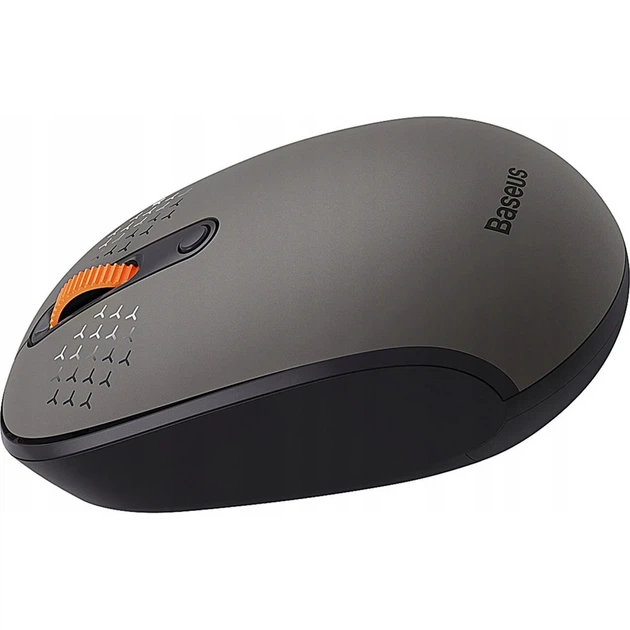 Беспроводная мышь Baseus F01B 1600 dpi серый эргономичный дизайн - изображение 5