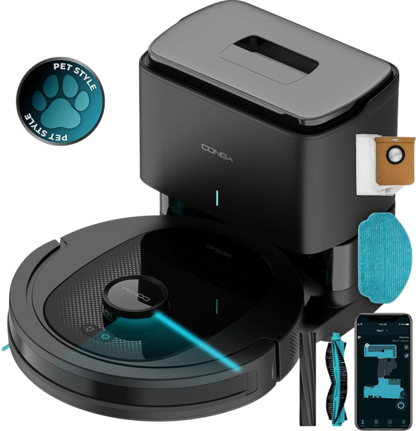 Robot sprzątający Cecotec Conga 8490 Ultimate Ultra Power Home (A01_EU01_100082) - Zdjęcie 1 Robot sprzątający Cecotec Conga 8490 Ultimate Ultra Power Home (A01_EU01_100082) - obraz 1