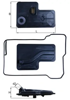 Фільтр АКПП MAHLE / KNECHT HX270D Ford Explorer 7T4Z7A098B, K2GZ7F396A - Фото 1 Фільтр АКПП MAHLE / KNECHT HX270D Ford Explorer 7T4Z7A098B, K2GZ7F396A - изображение 1