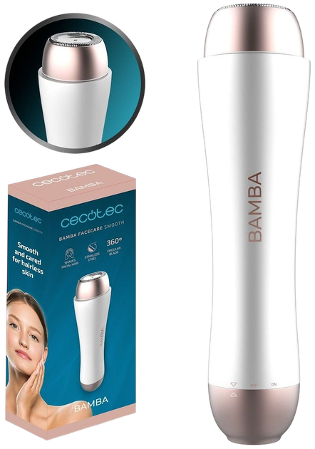 Епілятор для обличчя Cecotec SkinCare Smooth - Фото 1 Епілятор для обличчя Cecotec SkinCare Smooth - зображення 1