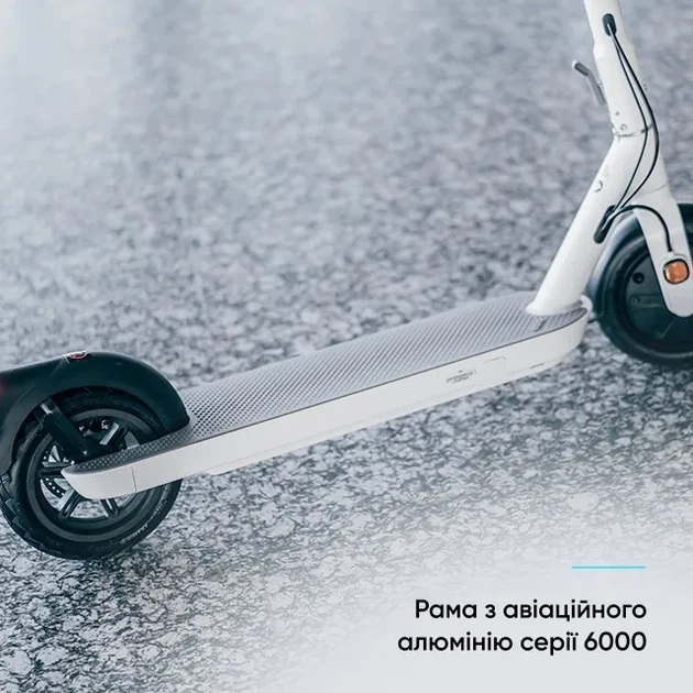 Електросамокат OKAI ES10-NEON Lite White 9", 300(600)W, 7.8Ah, 30km, 25km\h, 20%, NFC, App, 15kg (KOS_ES10-W) - изображение 15