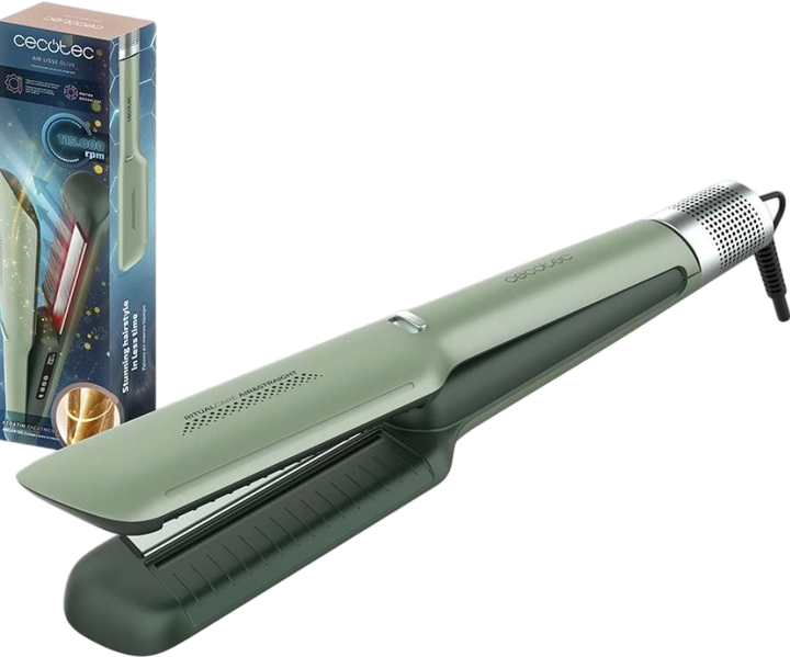 Prostownica do włosów Cecotec Air Lisse Olive (A01_EU01_100990) - Zdjęcie 1 Prostownica do włosów Cecotec Air Lisse Olive (A01_EU01_100990) - obraz 1