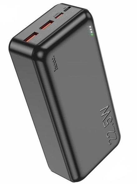 Повербанк 30000 22.5W powerbank Hoco J101B Astute fully compatible 30000 mAh с быстрой зарядкой для смартфонов мощный повербанк - Фото 1 Повербанк 30000 22.5W powerbank Hoco J101B Astute fully compatible 30000 mAh с быстрой зарядкой для смартфонов мощный повербанк - изображение 1