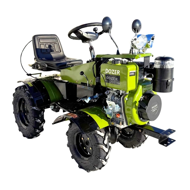 Минитрактор DOZER D10 дизельный 10 л.с. 280 кг 168х97х120 см - изображение 3