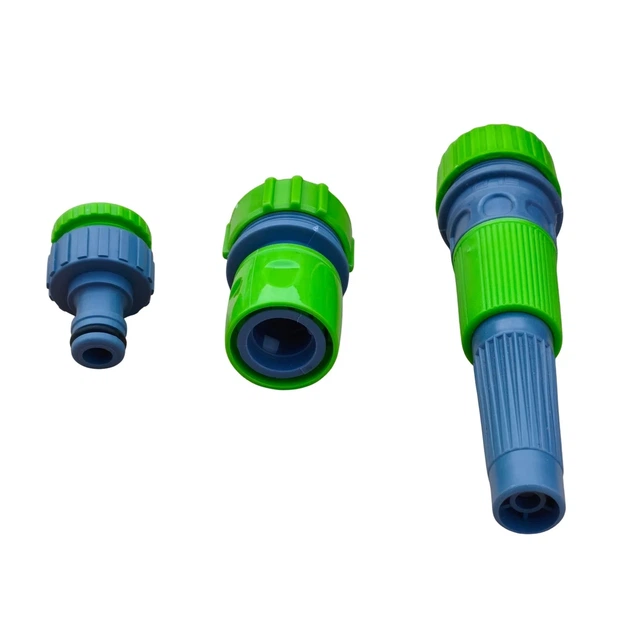 Шланг садовий 3/4" AgroStar Classic Plus 4-шаровий 50 м зелений - зображення 7
