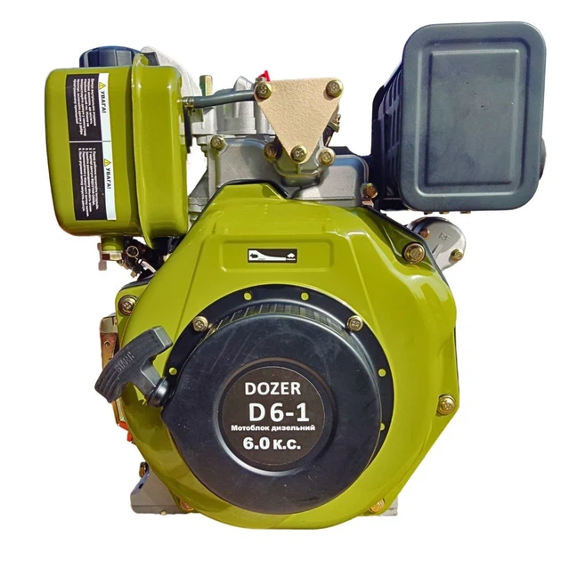 Дизельный двигатель Dozer D6-1 6 л.с. металл 296 куб.см 0,8 л/ч - Фото 8 Дизельный двигатель Dozer D6-1 6 л.с. металл 296 куб.см 0,8 л/ч - изображение 8
