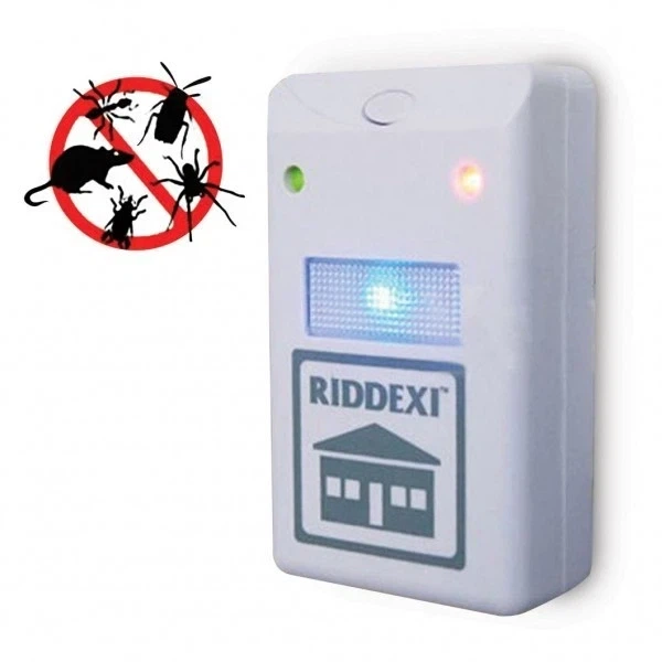 Отпугиватель электромагнитный Riddex насекомых/тараканов/грызунов до 200 кв. м 4 Вт Белый (MX-12058) - изображение 3